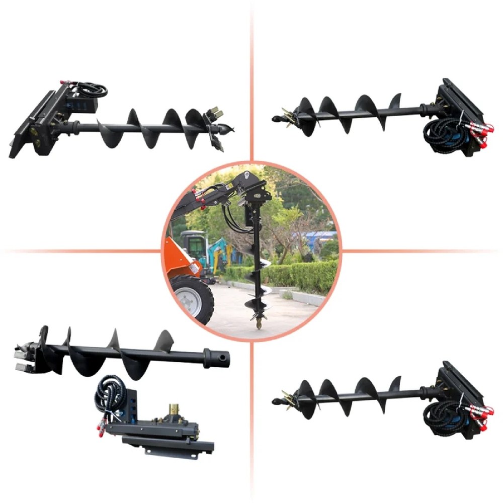 Skid steer 3-in-1 auger set view 3