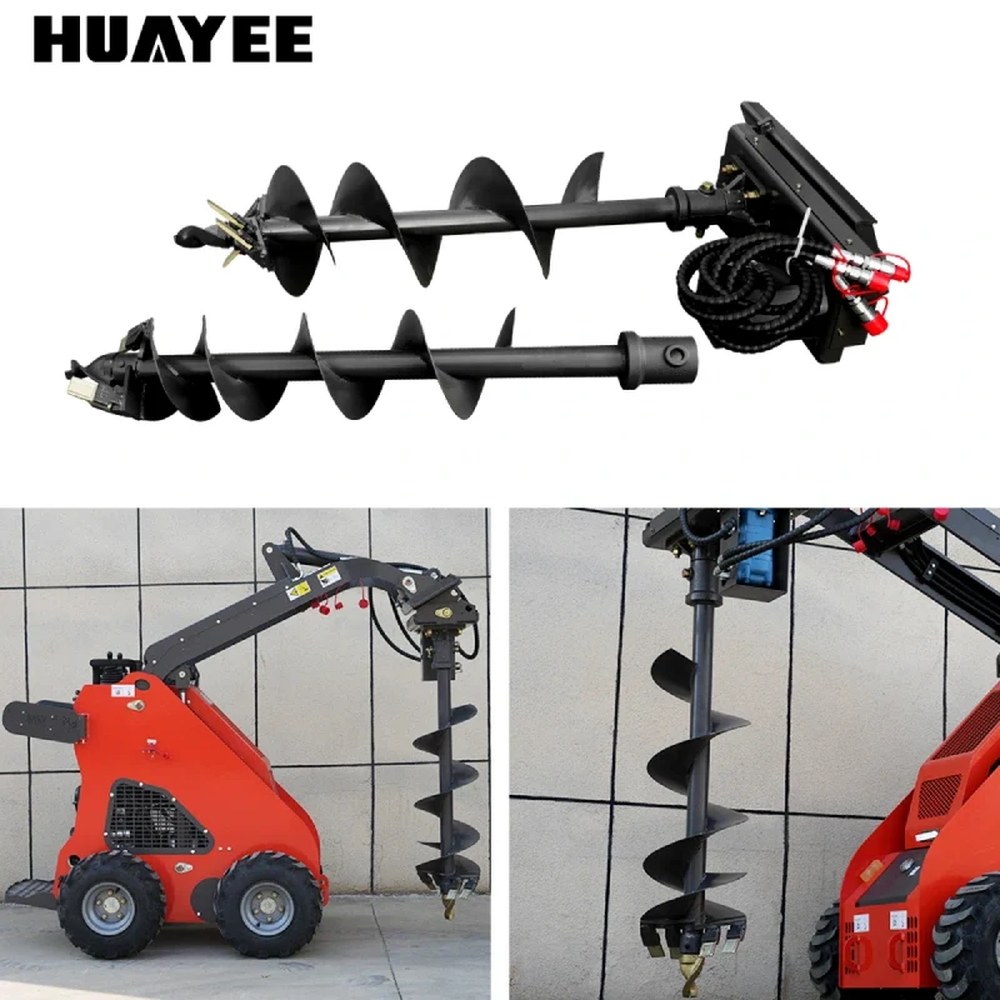 Skid steer 3-in-1 auger set view 4