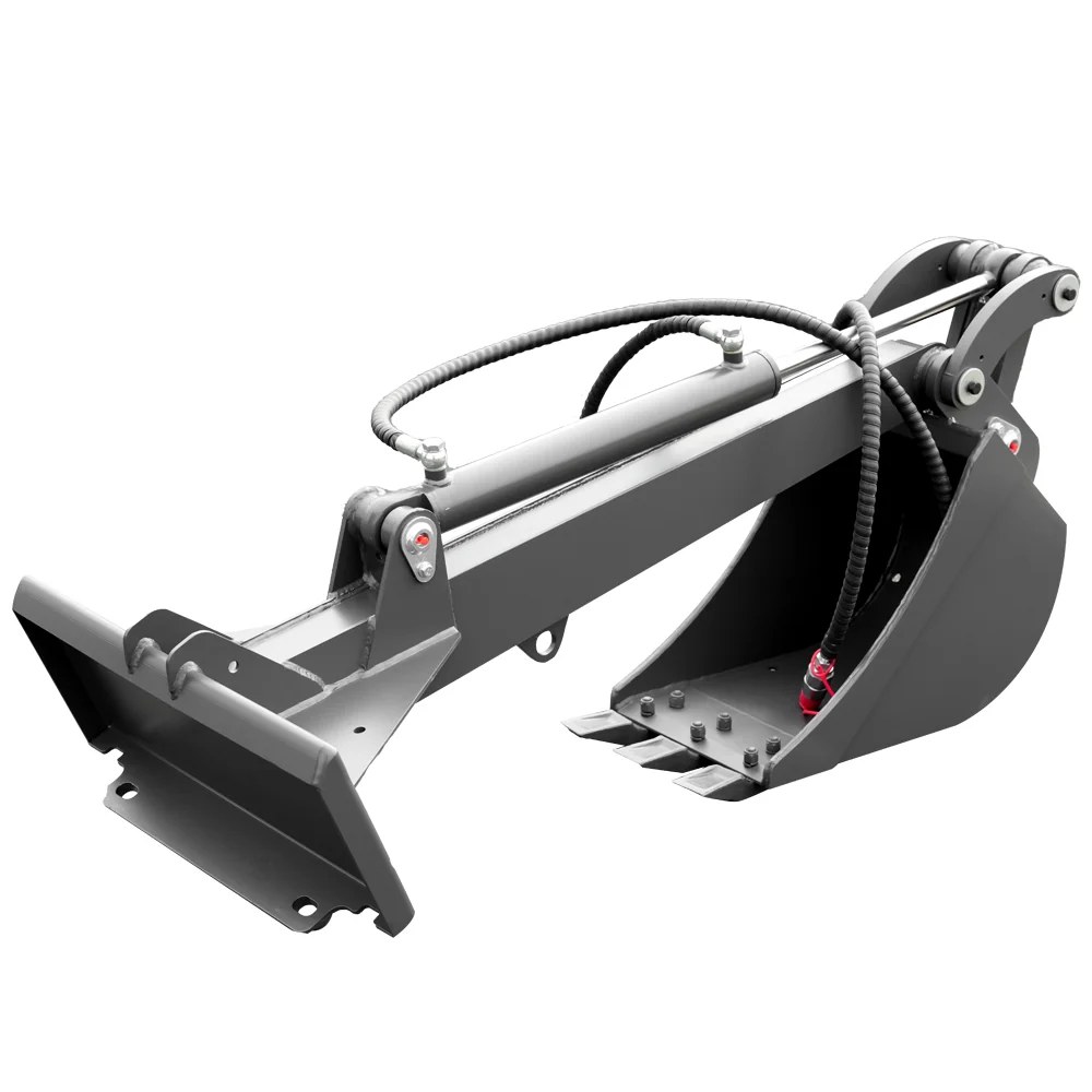 Skid steer backhoe digger attachment