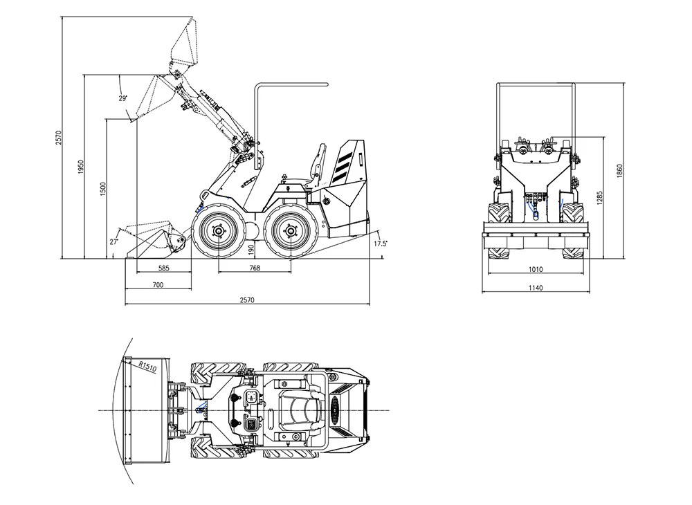 HY480Z structural drawing