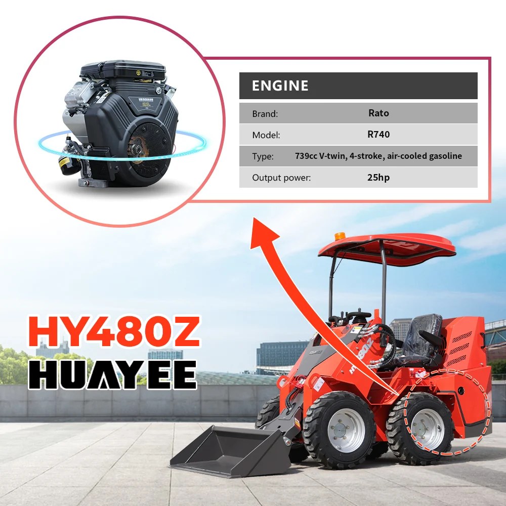 HY480Z Rato R740 engine